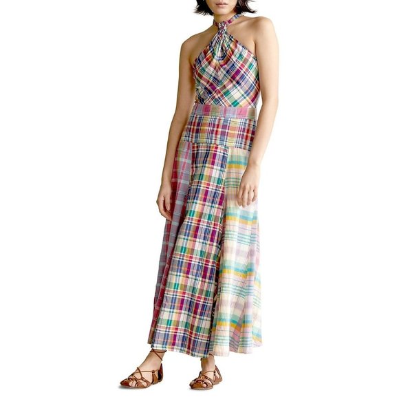 Polo Ralph Lauren Dresses & Skirts - Polo Ralph Lauren Madras Halter Dress size 4